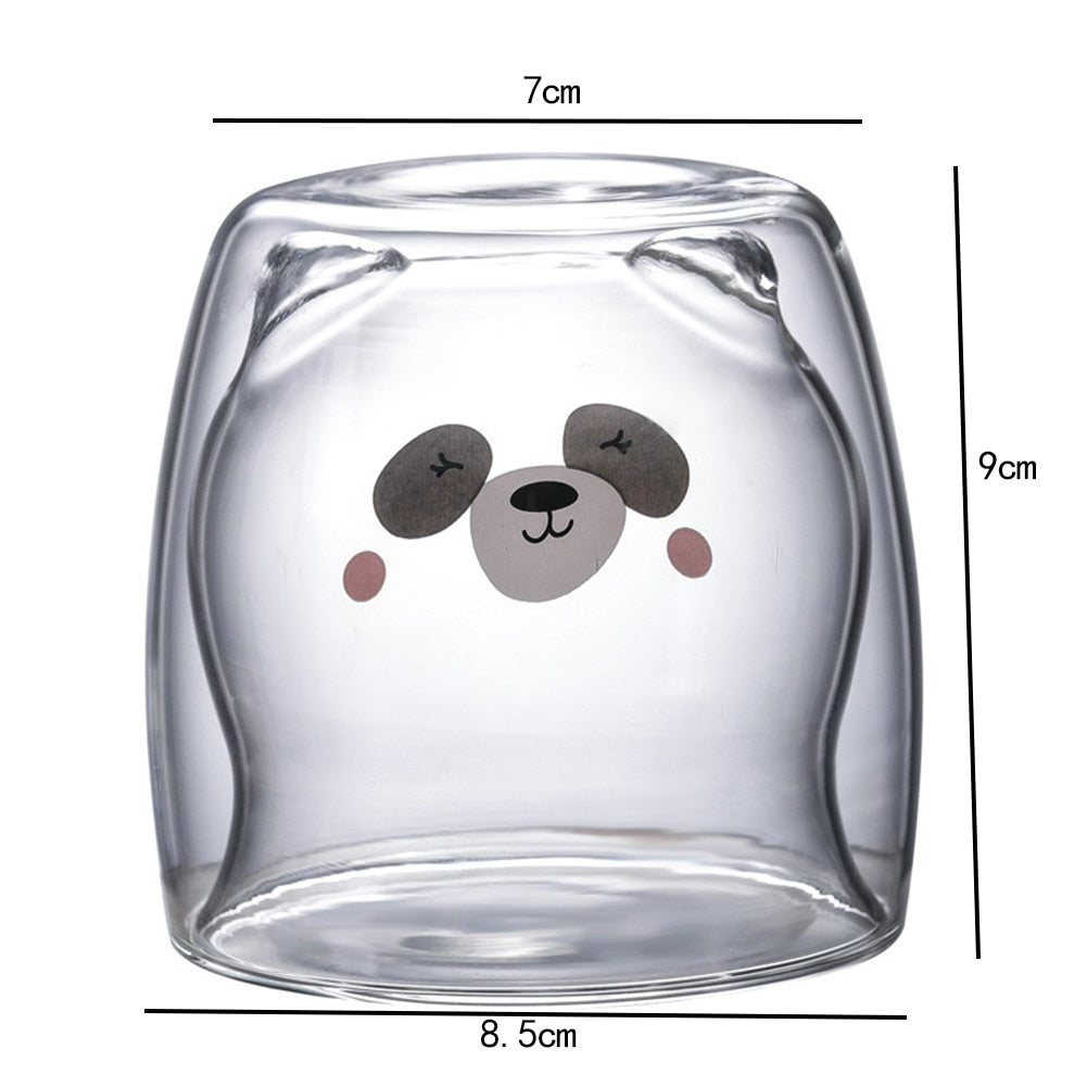 Funki Findz | Glasses | Cute Novelty Bear Glasses Set 2 Pcs