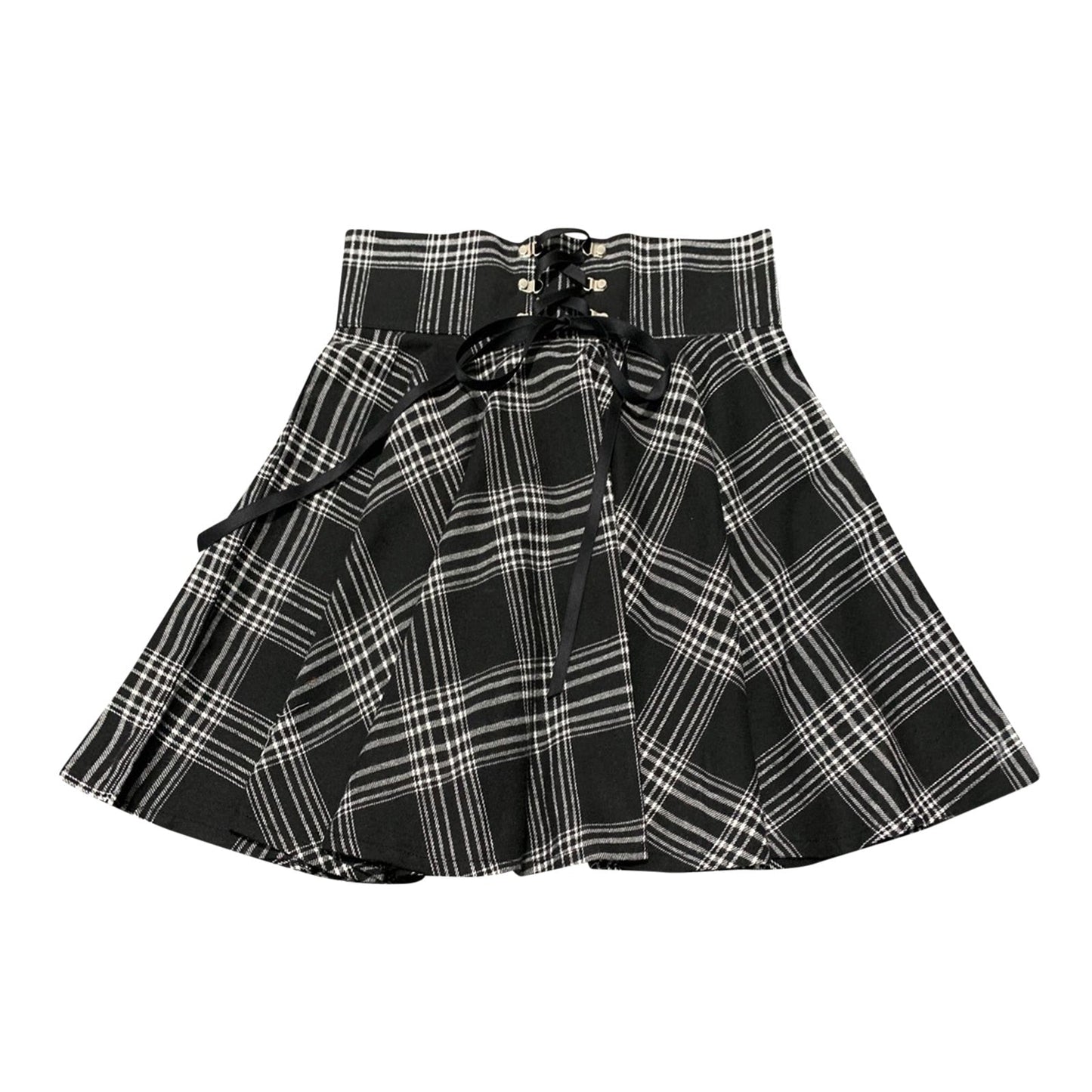 Funki Findz | Skirts | Women's Gothic Retro Punk Plaid Mini Skirt