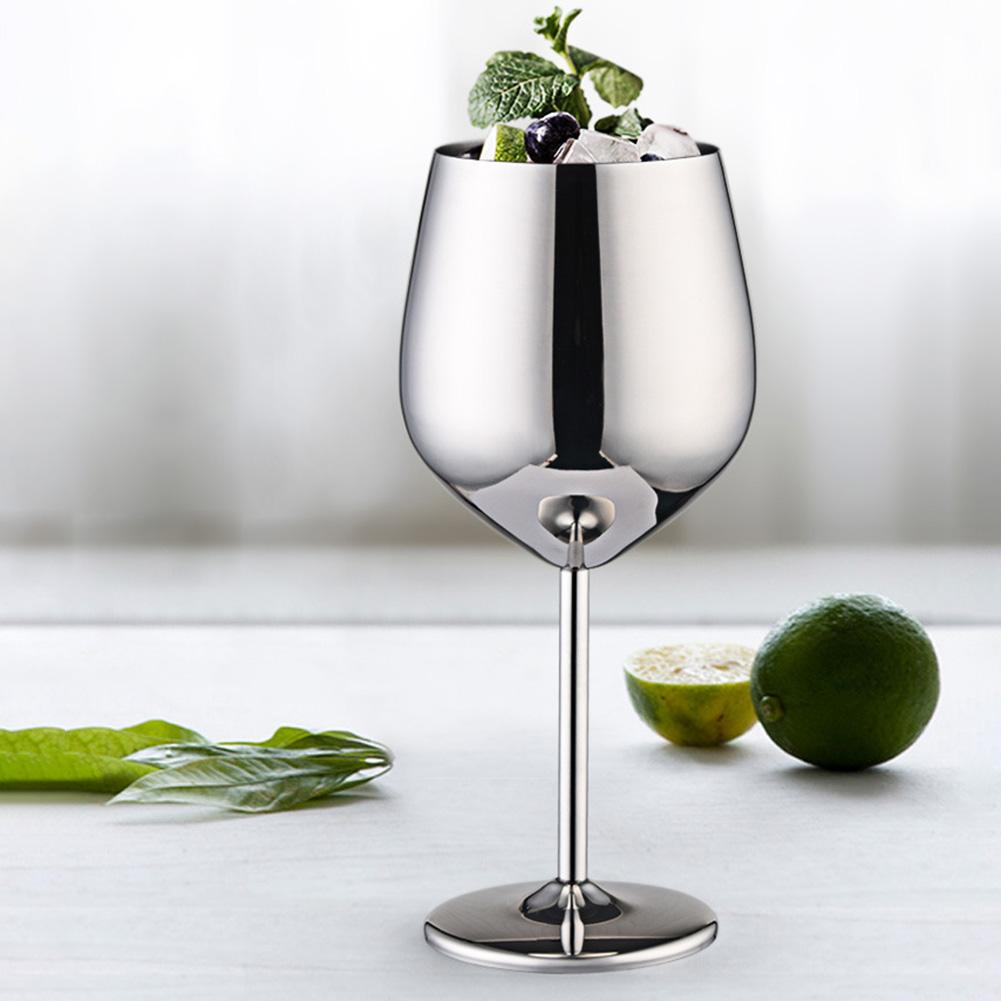 Funki Findz | Glasses | Stainless Steel Wine Goblets 2 Pcs 500ml