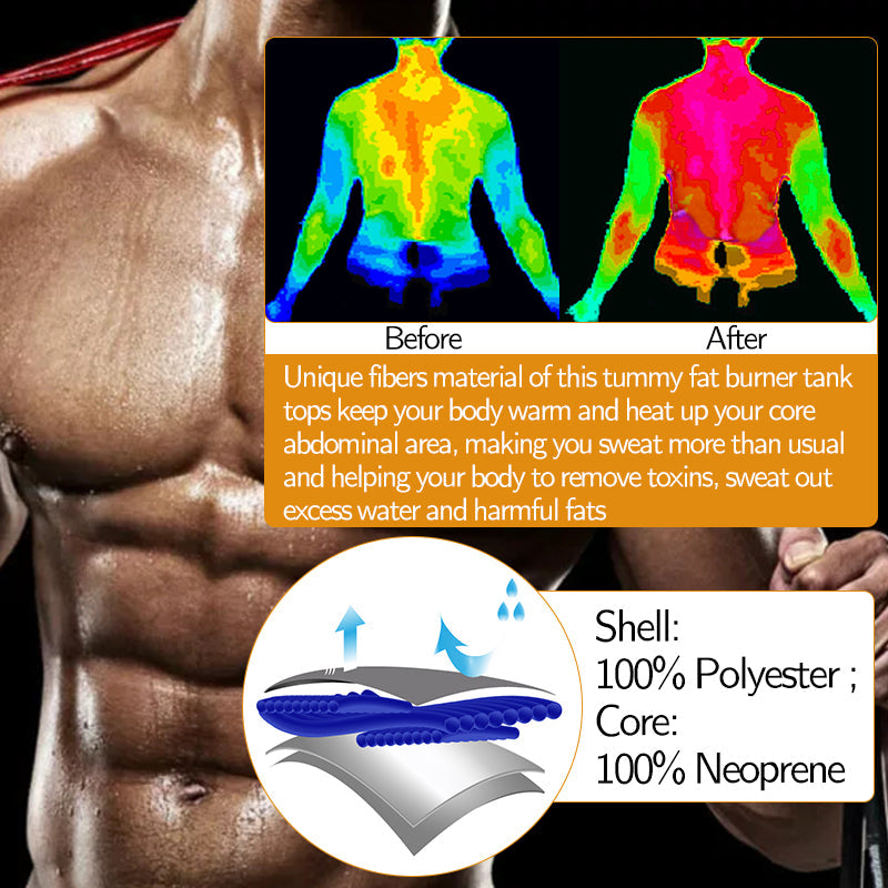 Funki Findz | Shapewear | Men's Waist Trainer Body Shaper Vest