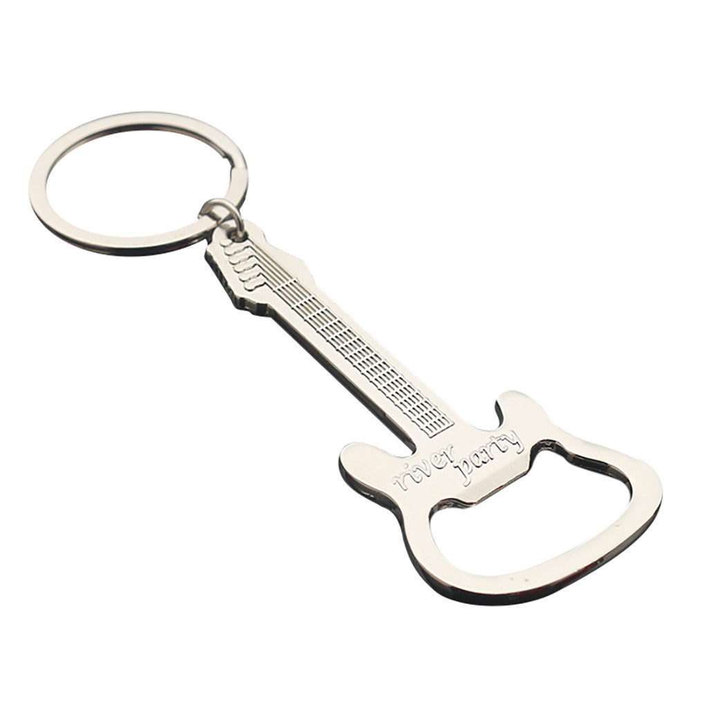 Funki Findz | Keychains | Novelty Guitar Shaped Bottle Opener