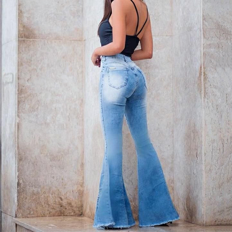 Funki Findz | Pants | Women's Plus Skinny Denim Flare Jeans