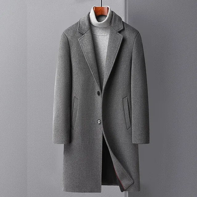 Funki Findz | Jackets | Men's Luxury Wool Blend Trench Coats
