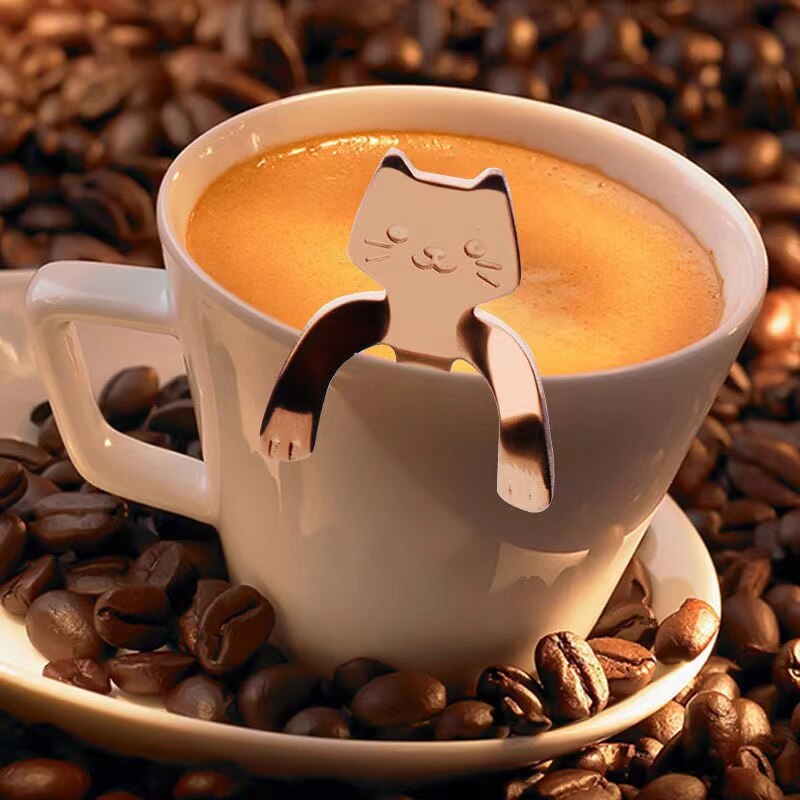 Funki Findz | Spoons | Cat Coffee Spoons | 1 Pcs and 4 Pcs Sets