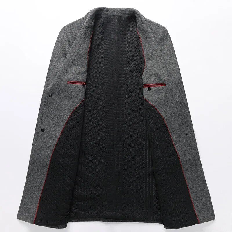 Funki Findz | Jackets | Men's Luxury Wool Blend Trench Coats