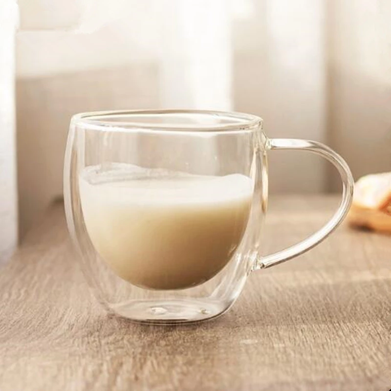 Funki Findz | Cups | Glass Double Wall Borosilicate Mug 2/3/4