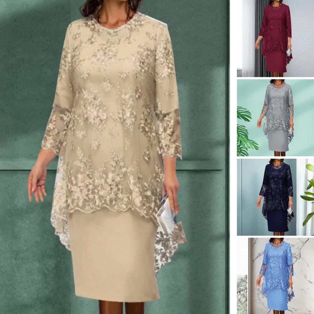Funki Findz | Dresses | Women's Mother of The Bride Midi Dress