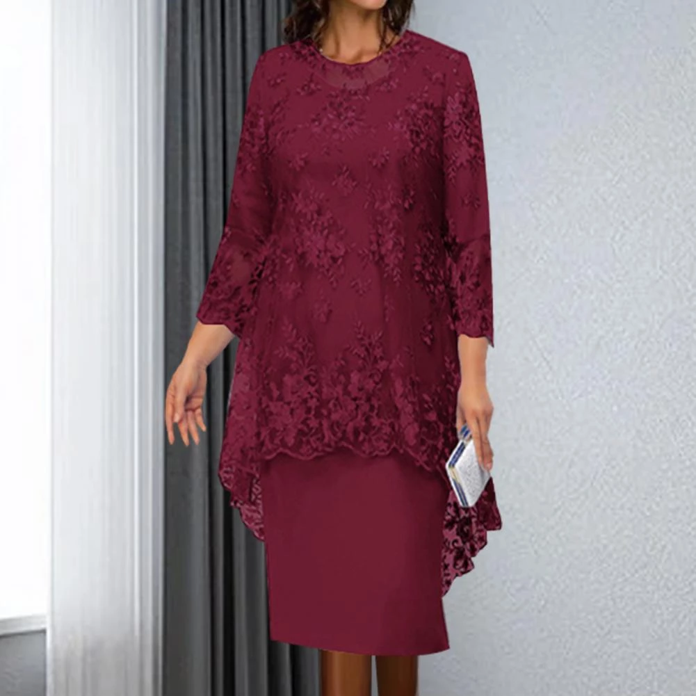 Funki Findz | Dresses | Women's Mother of The Bride Midi Dress