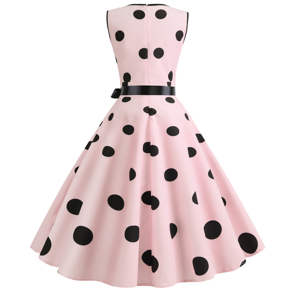 Funki Findz | Dresses | Women's Retro Swing Polka Dot Dresses