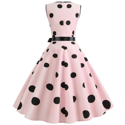Funki Findz | Dresses | Women's Retro Swing Polka Dot Dresses