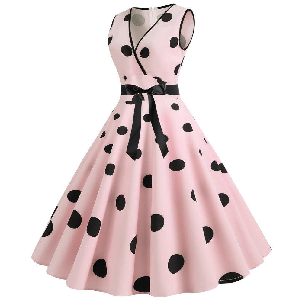 Funki Findz | Dresses | Women's Retro Swing Polka Dot Dresses
