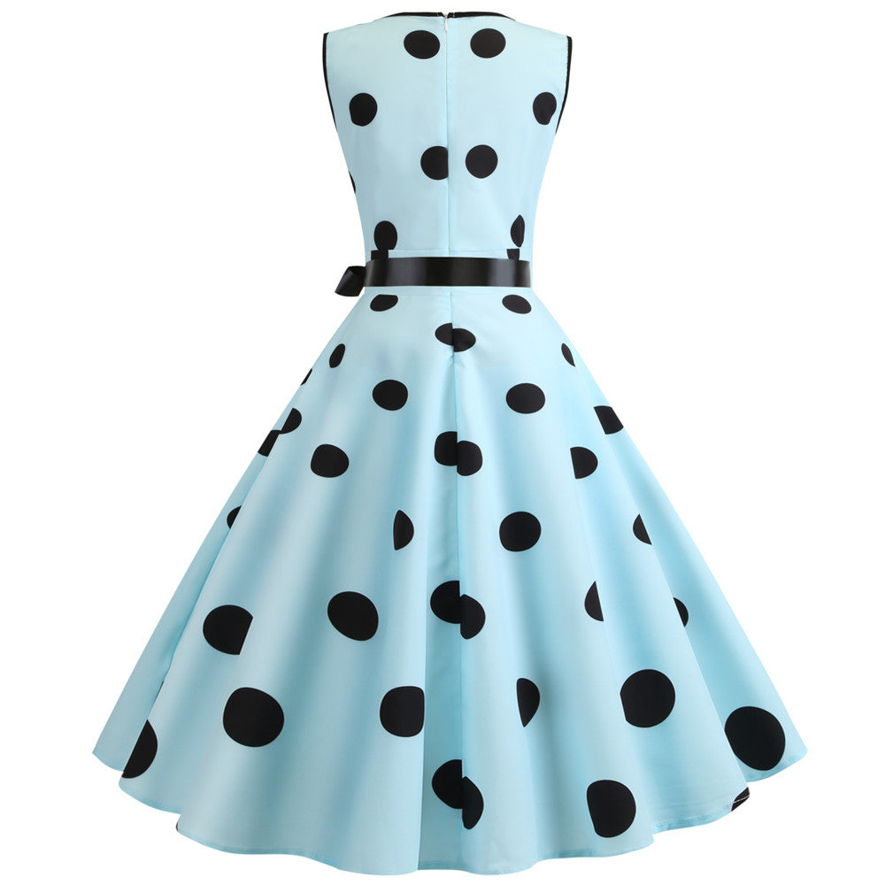 Funki Findz | Dresses | Women's Retro Swing Polka Dot Dresses