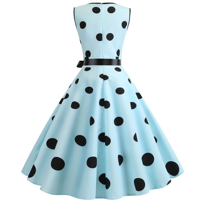 Funki Findz | Dresses | Women's Retro Swing Polka Dot Dresses