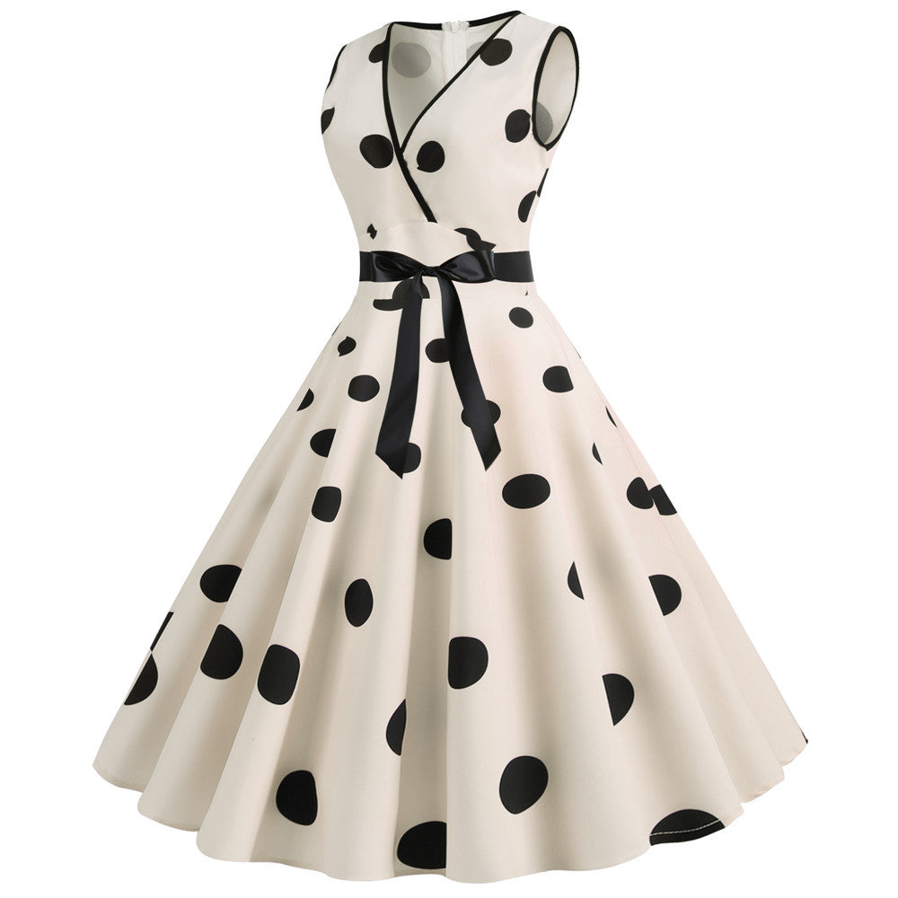 Funki Findz | Dresses | Women's Retro Swing Polka Dot Dresses