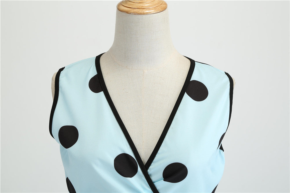 Funki Findz | Dresses | Women's Retro Swing Polka Dot Dresses