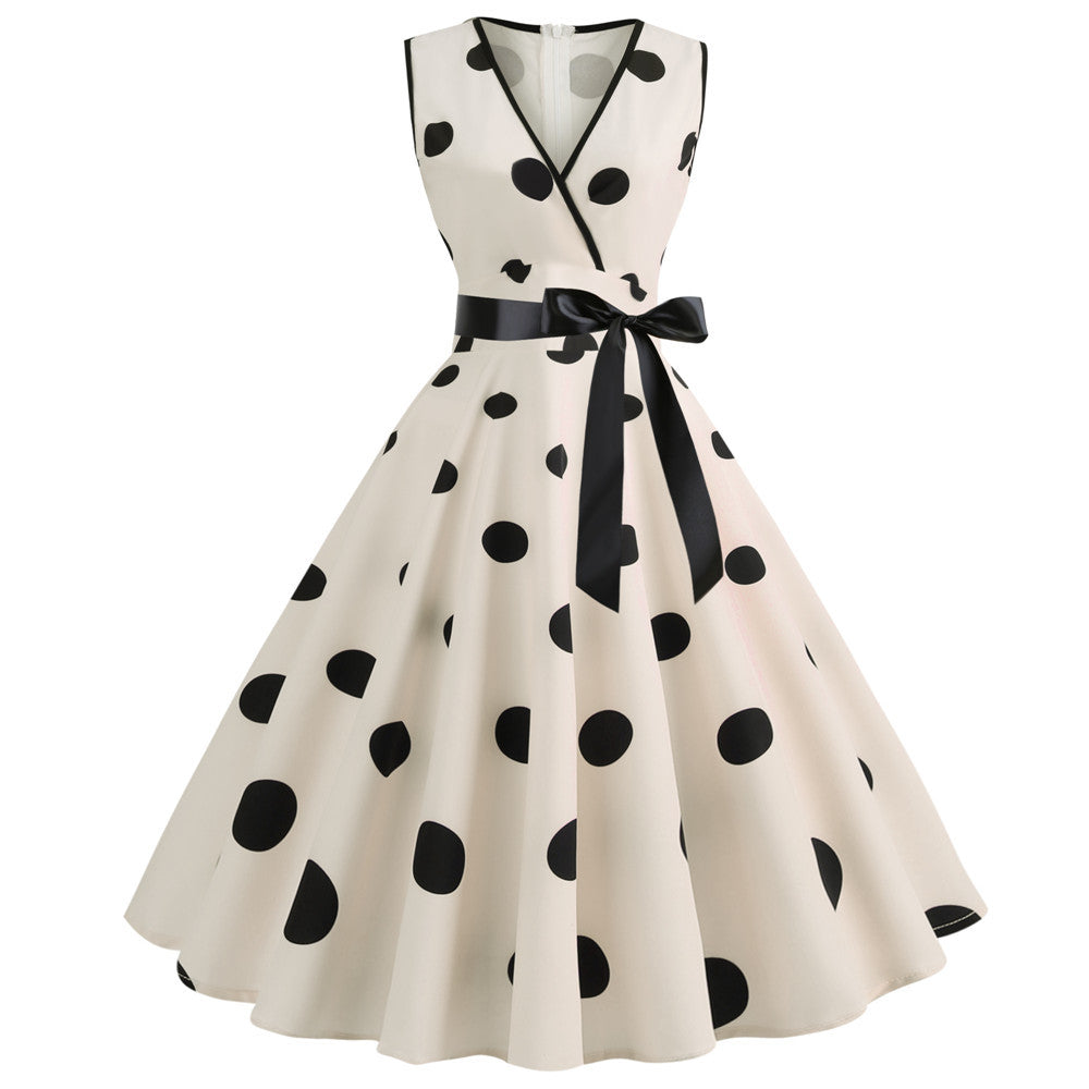 Funki Findz | Dresses | Women's Retro Swing Polka Dot Dresses