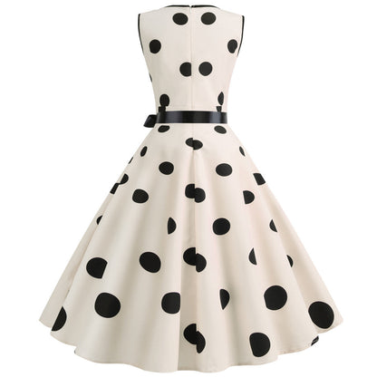 Funki Findz | Dresses | Women's Retro Swing Polka Dot Dresses