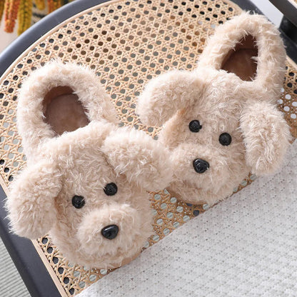 Funki Findz | Shoes | Women's Fluffy Warm Cartoon Dog Slippers
