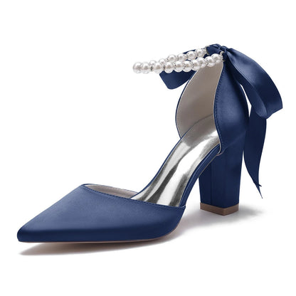 Funki Findz | Shoes | Women's Luxury Satin Tie Bridal Shoes