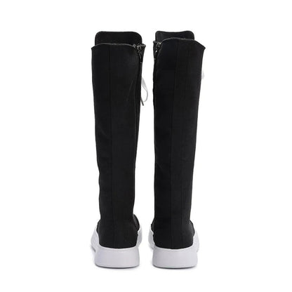 Funki Findz | Boots | Women's Streetwear Lace Up Canvas Boots
