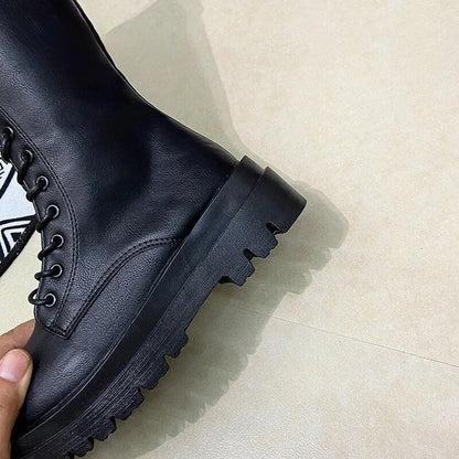 Funki Findz | Boots | Women's Gothic Lace Up High Top Boots