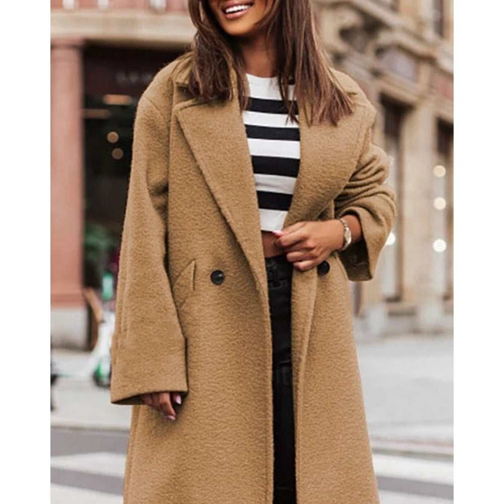 Funki Findz | Jackets | Women's Long Single Buttoned Overcoat