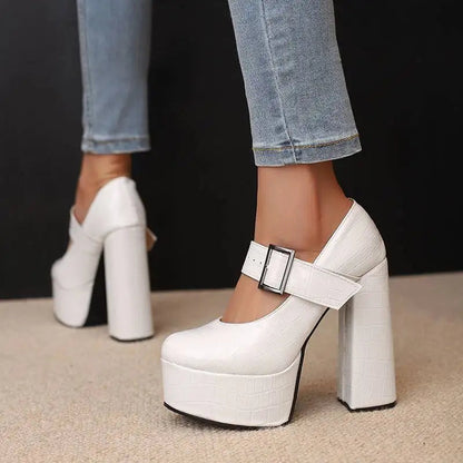 Funki Findz | Shoes | Women's Super-High Mary Jane Platforms