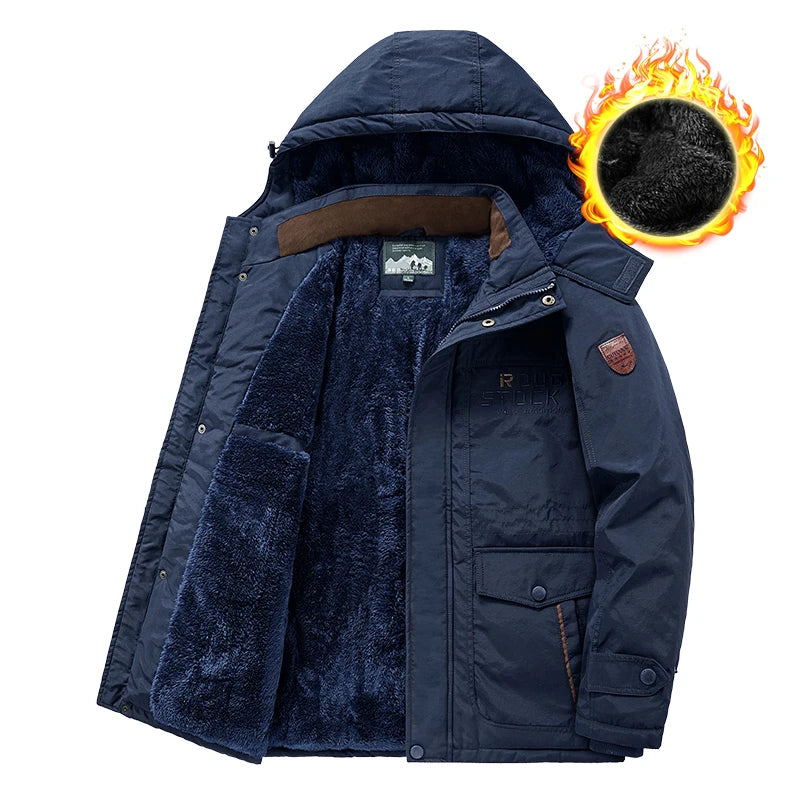 Funki Findz | Jackets | Men's Winter Hooded Windbreaker Parka