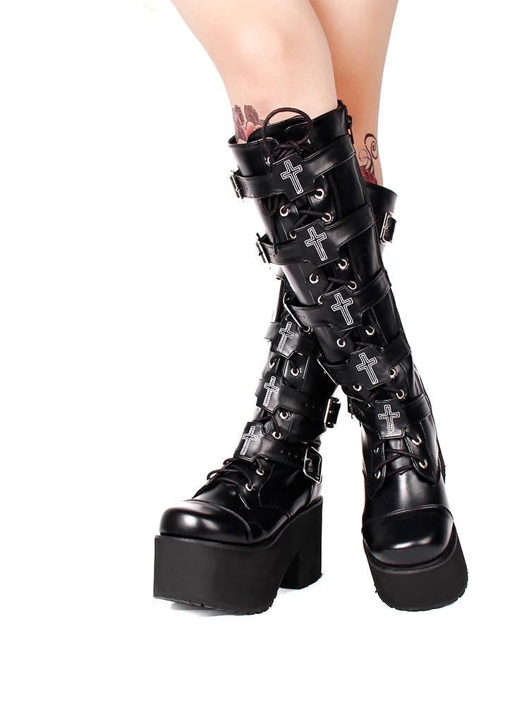 Funki Findz | Boots | Women's Gothic Harajuku Platform Boots