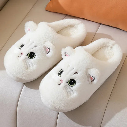 Funki Findz | Shoes | Women's Cute Cozy Cartoon Cat Slippers