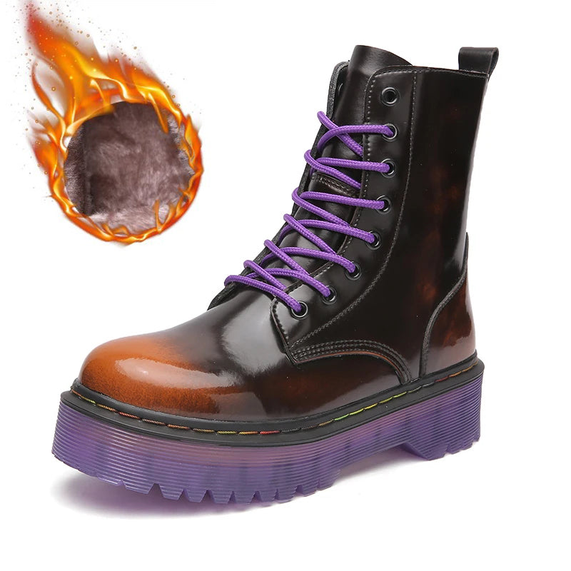 Funki Findz | Boots | Men's Women's 8-Hole Real Leather Boots