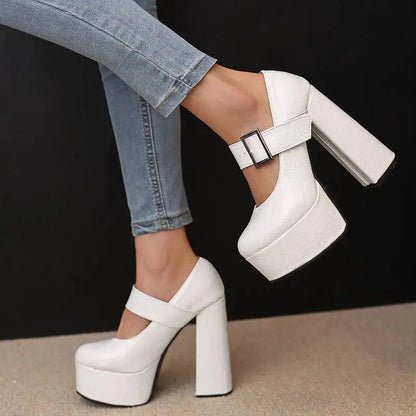 Funki Findz | Shoes | Women's Super-High Mary Jane Platforms