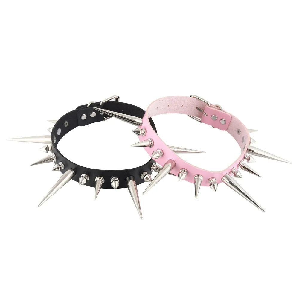 Funki Findz | Necklaces | Women's Punk Spike Collar Necklace