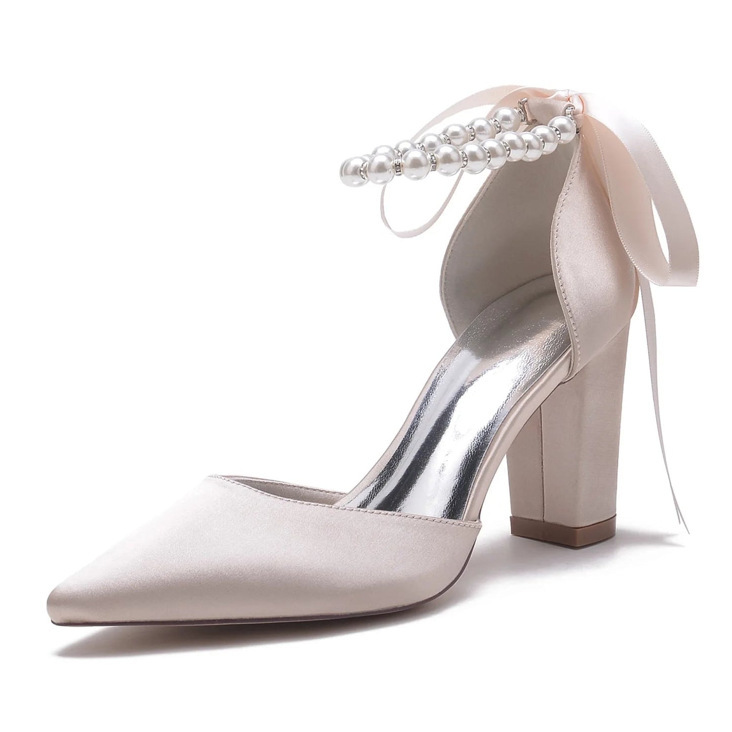 Funki Findz | Shoes | Women's Luxury Satin Tie Bridal Shoes