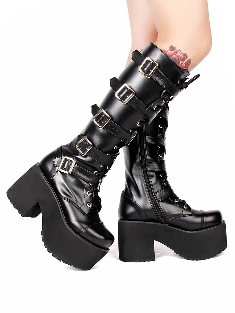 Funki Findz | Boots | Women's Gothic Harajuku Platform Boots