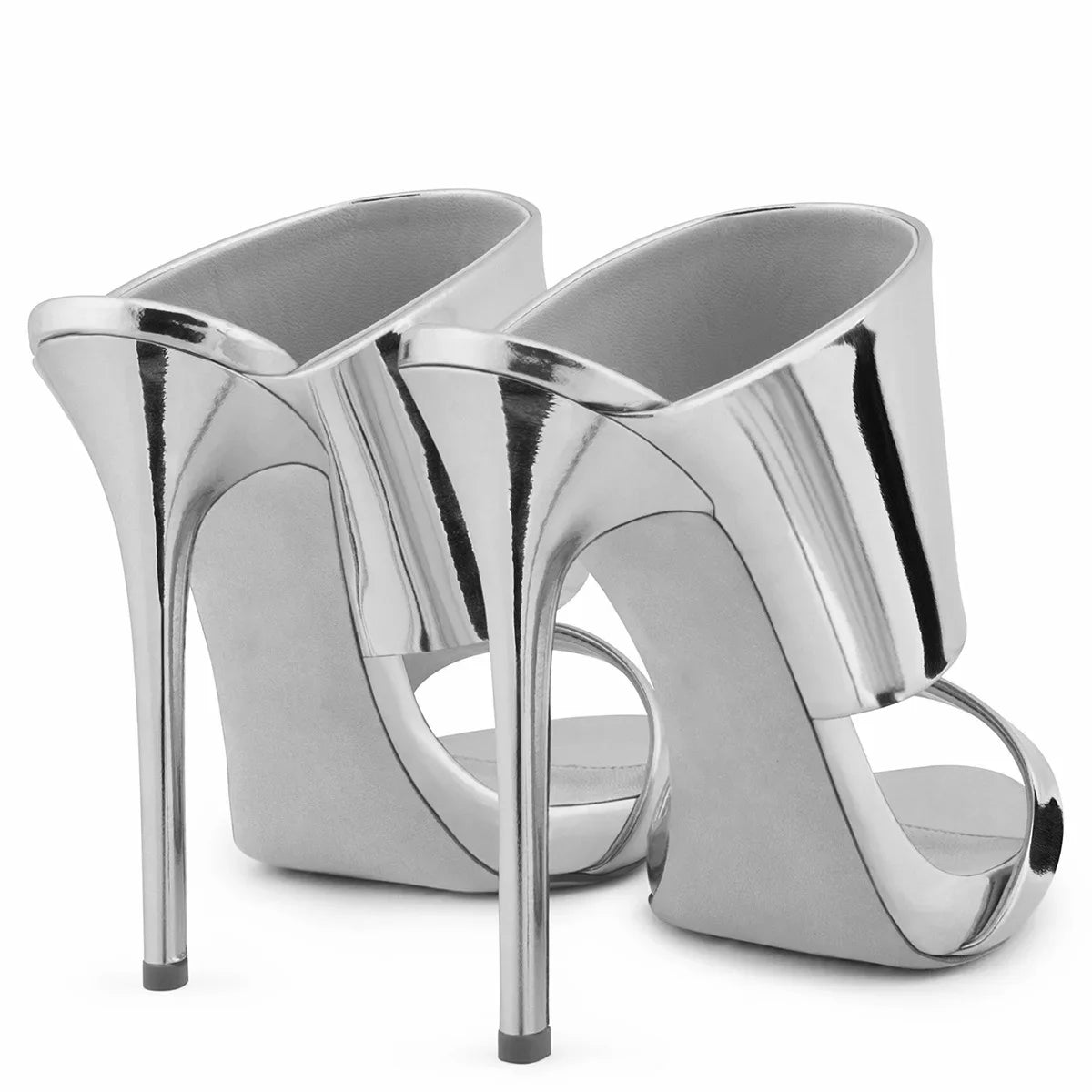 Funki Findz | Shoes | Women's Stylish Metallic High Heel Slides