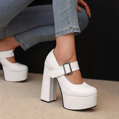 Funki Findz | Shoes | Women's Super-High Mary Jane Platforms