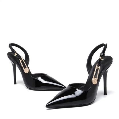 Funki Findz | Shoes | Women's Metallic Beaded High Slingbacks