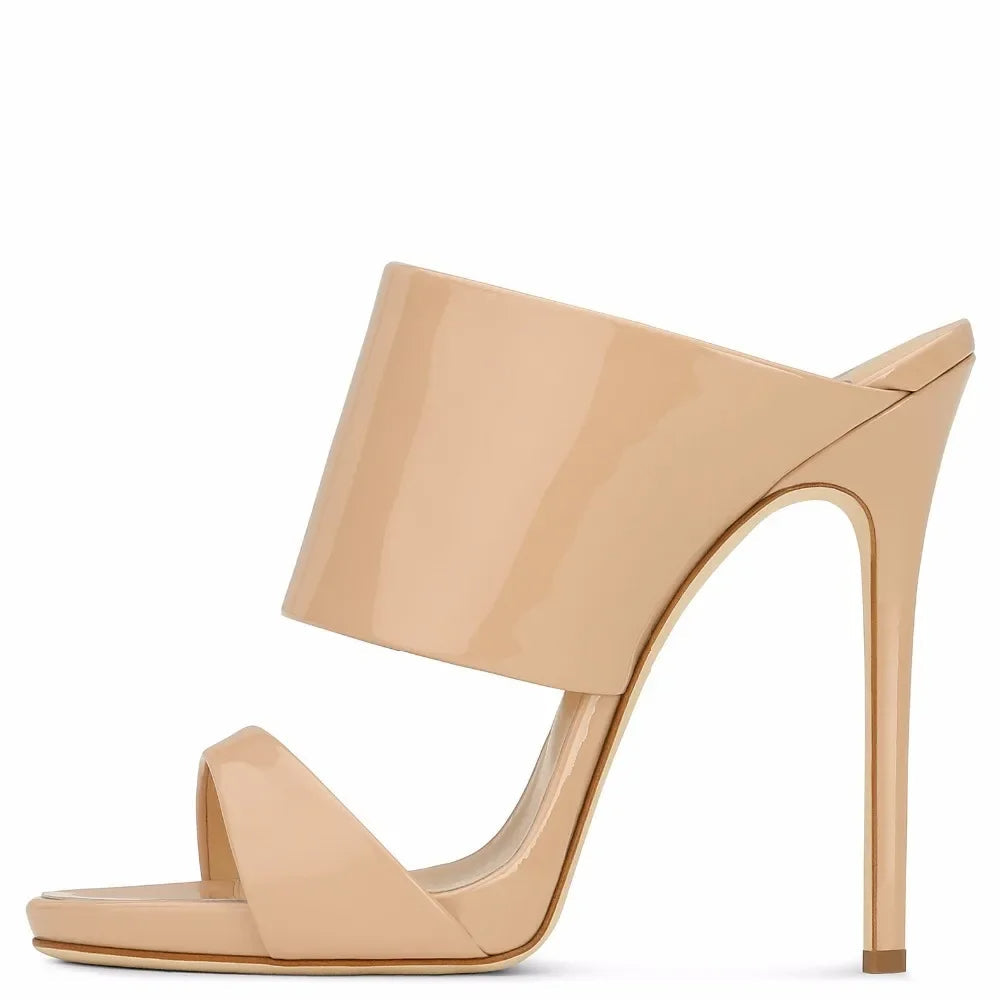 Funki Findz | Shoes | Women's Stylish Metallic High Heel Slides