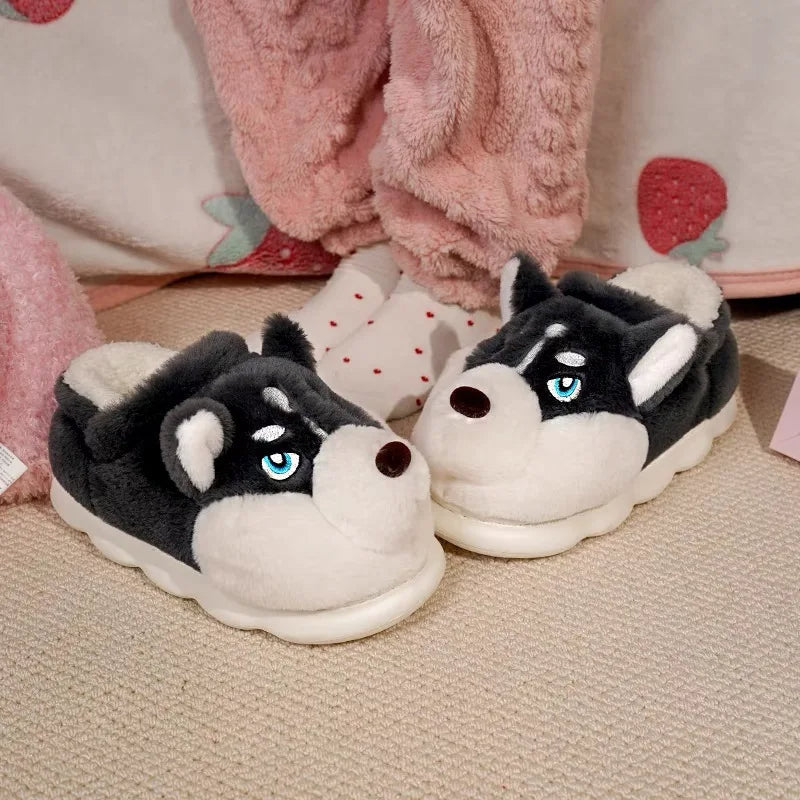 Funki Findz | Shoes | Women's Cute Alaskan Dog Warm Slippers