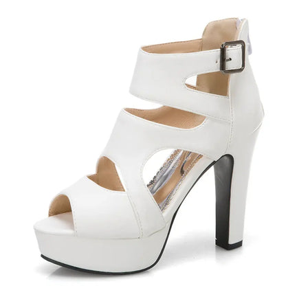 Funki Findz | Shoes | Women's Block Heeled Platform Sandals