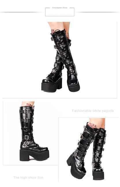 Funki Findz | Boots | Women's Gothic Harajuku Platform Boots