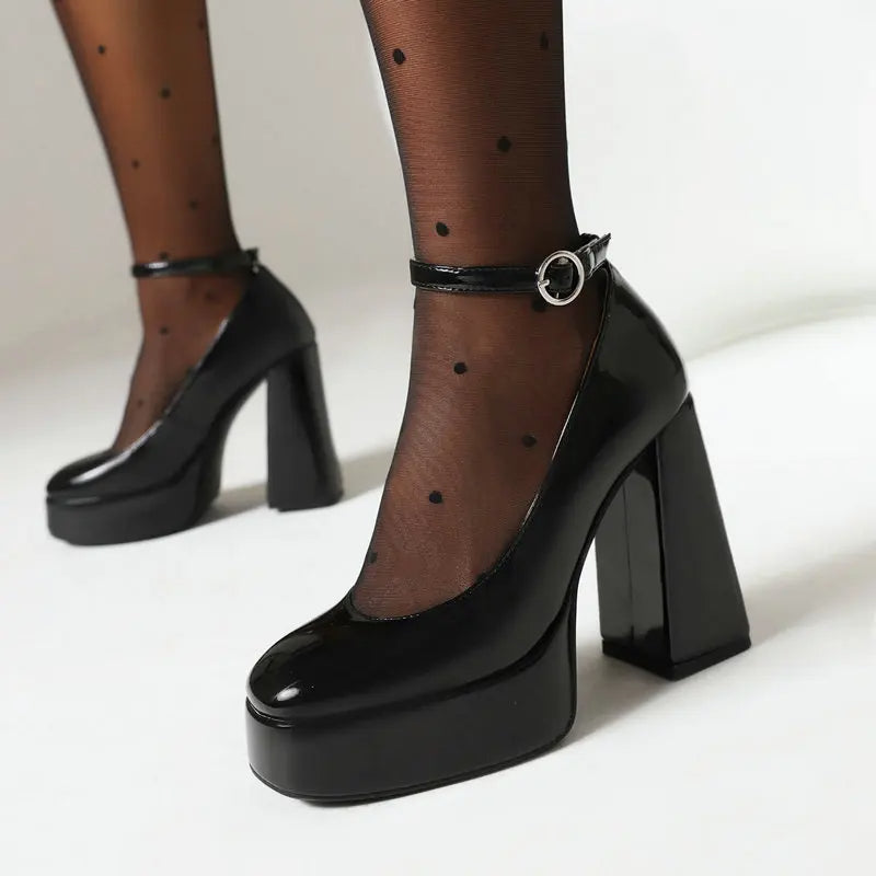 Funki Findz | Shoes | Women's High Formal Mary Jane Platforms