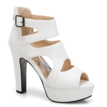 Funki Findz | Shoes | Women's Block Heeled Platform Sandals