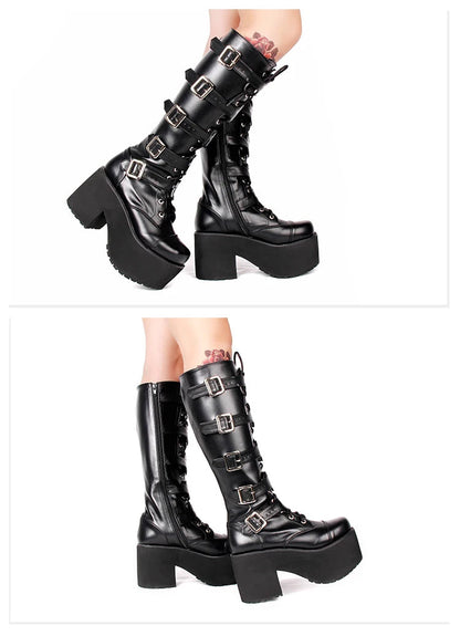Funki Findz | Boots | Women's Gothic Harajuku Platform Boots