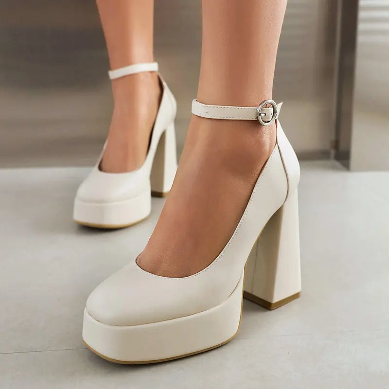 Funki Findz | Shoes | Women's High Formal Mary Jane Platforms