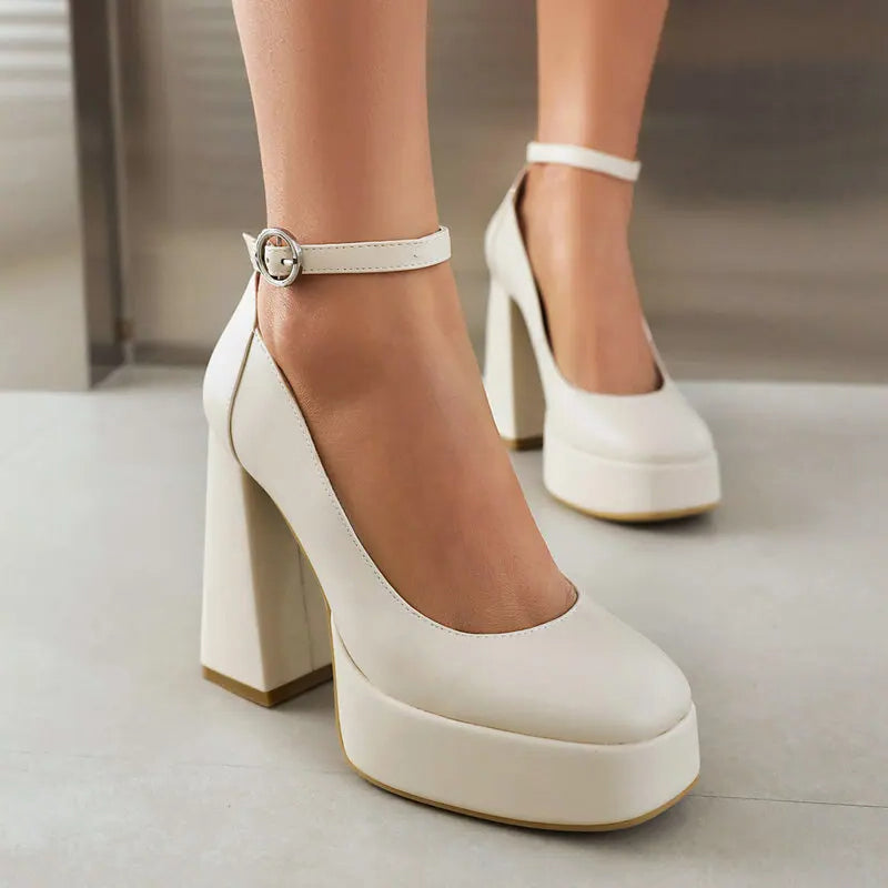 Funki Findz | Shoes | Women's High Formal Mary Jane Platforms