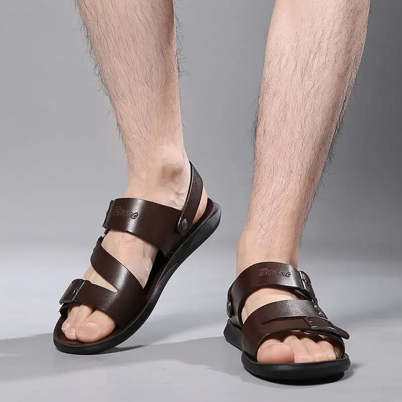 Funki Findz | Shoes | Men's Summer Fashion Leather Sandals