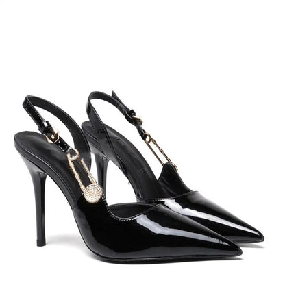 Funki Findz | Shoes | Women's Metallic Beaded High Slingbacks