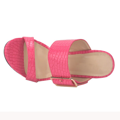 Funki Findz | Shoes | Women's Big Buckle High Heel Slides